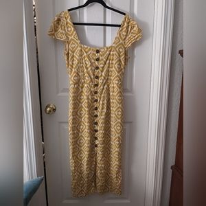 Trixxi Yellow Okay Dress Xl